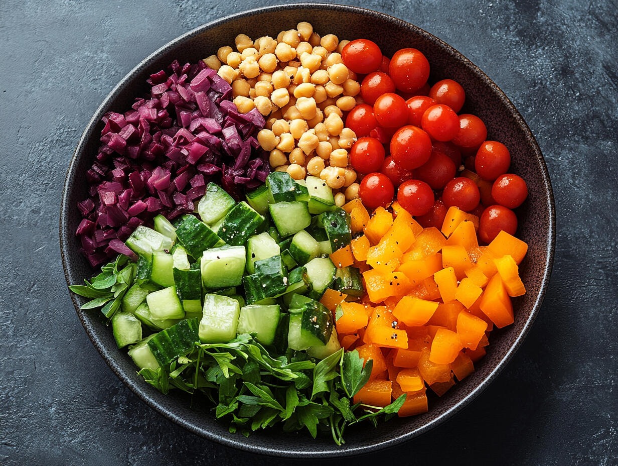 Garden Salad Deconstructed