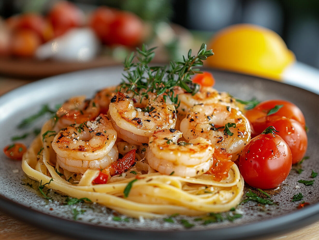 Shrimp Linguine